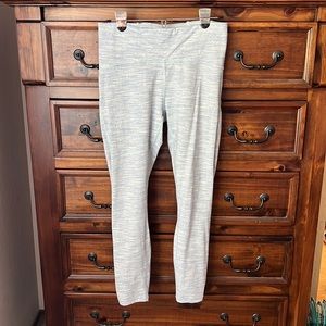 Lululemon leggings with open detail on lower leg